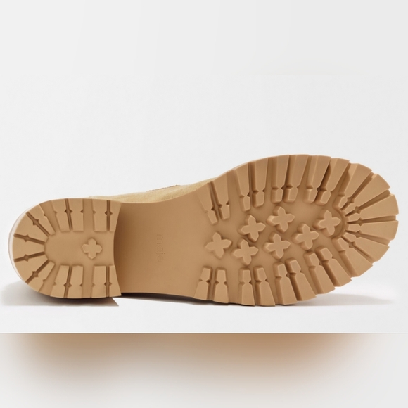 MAJE Suede Ankle Boots Beige Heel size 40 9.5 - Picture 5 of 8